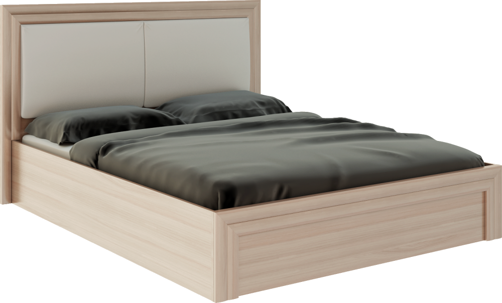 Глэдис (спальня) М32 Кровать 1,6 с подъемным механизмом и мягкой частью